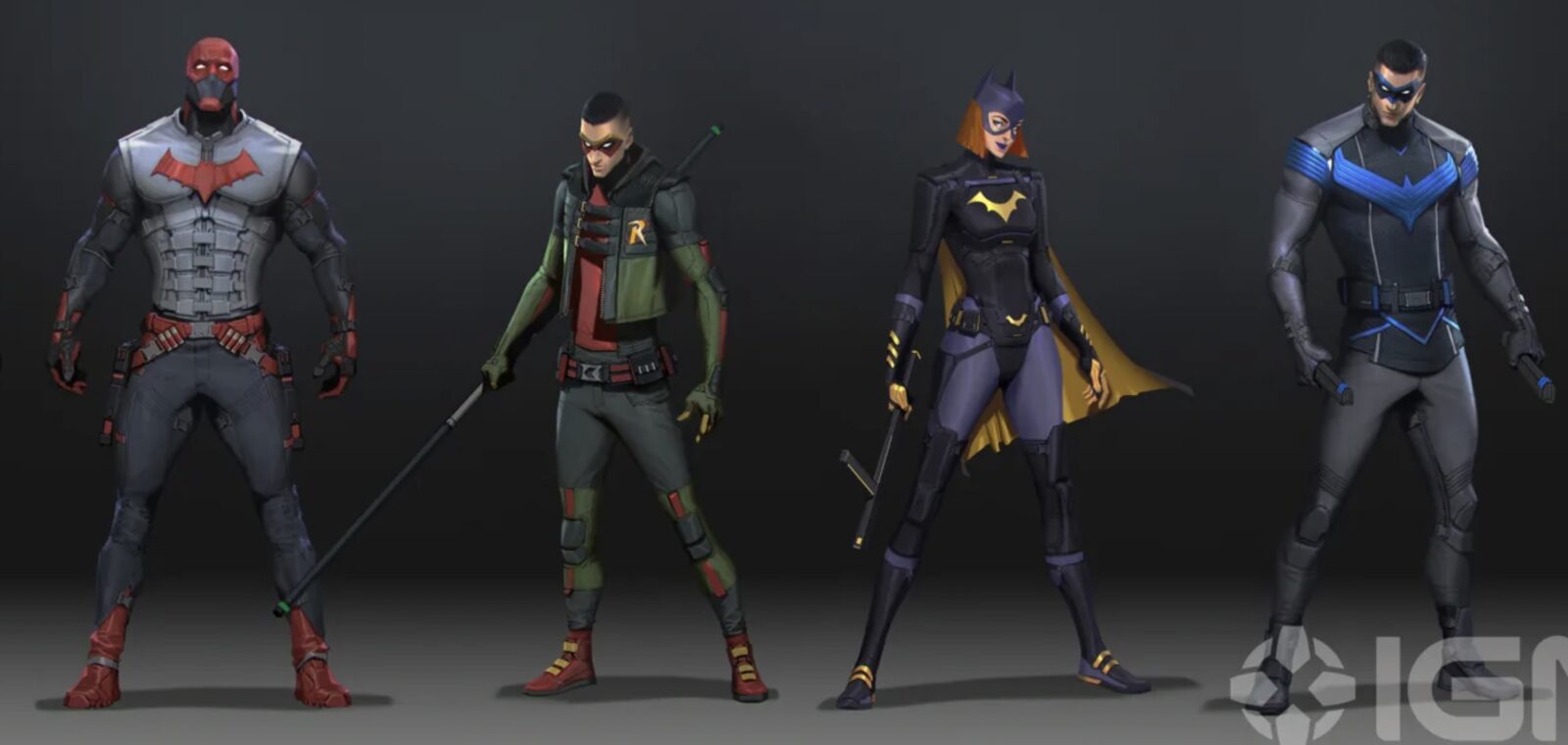 Gotham knights costumes