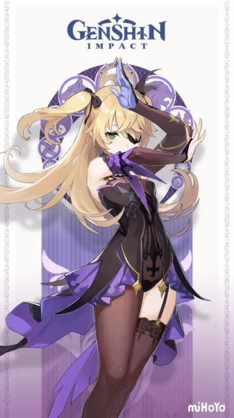 Fischl vignette personnage genshin impact