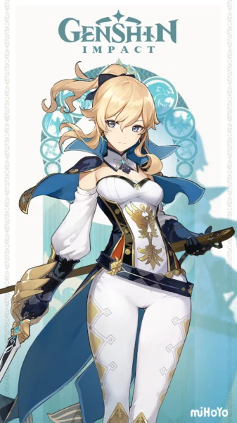 Jean vignette personnage genshin impact