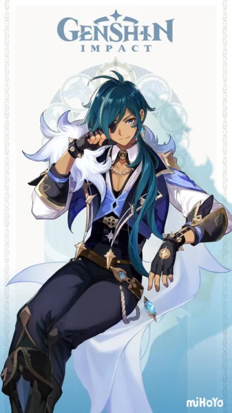 Kaeya vignette personnage genshin impact