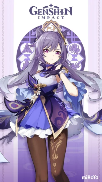 Keqing vignette personnage genshin impact