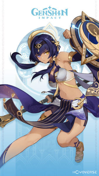 genshin impact vignette personnage candace
