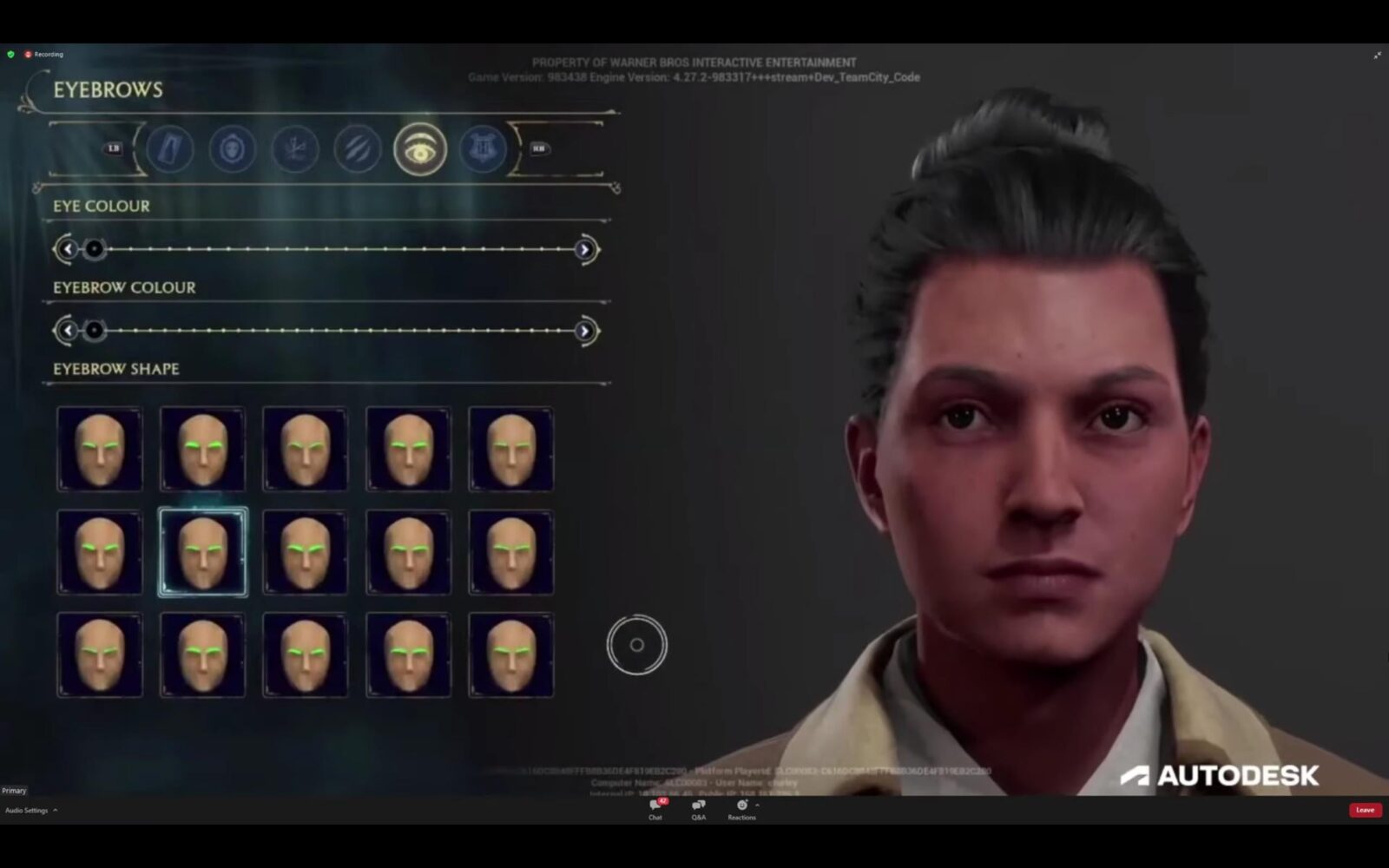 hogwarts legacy création personnage 2