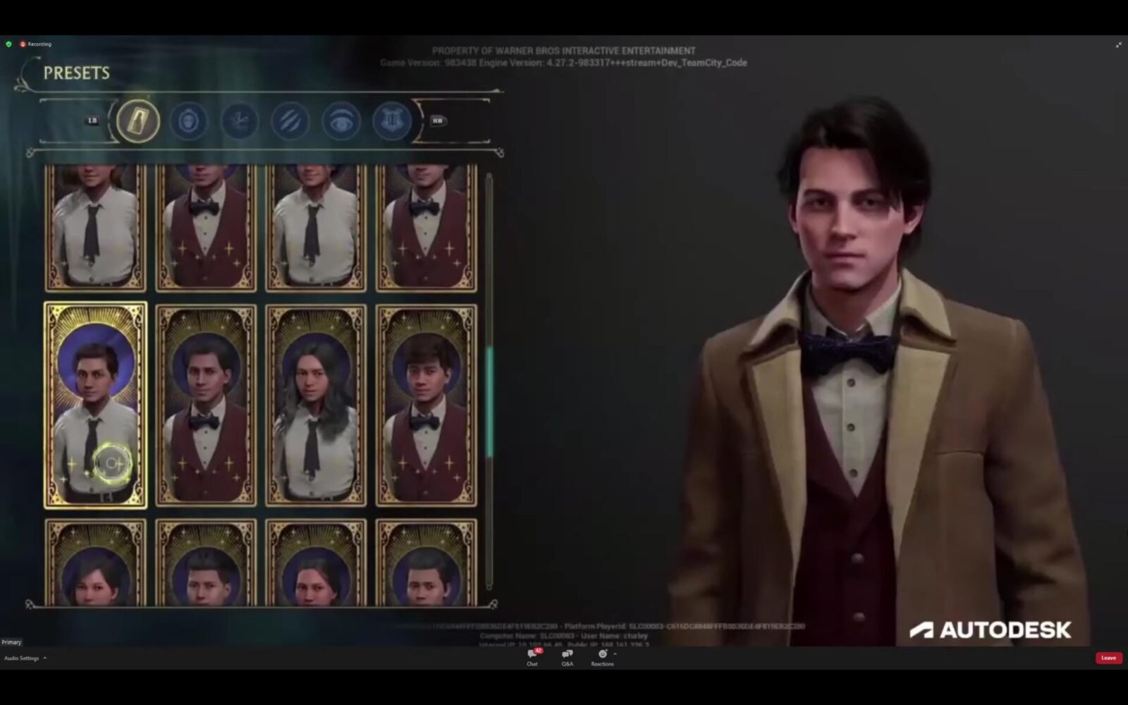 hogwarts legacy création personnage 2