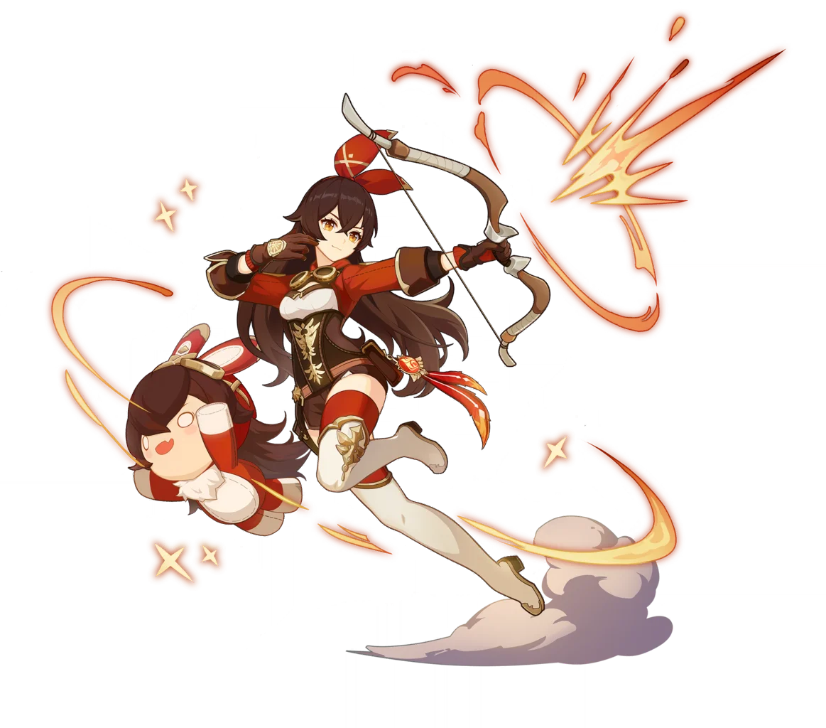 amber splashart personnage genshin impact