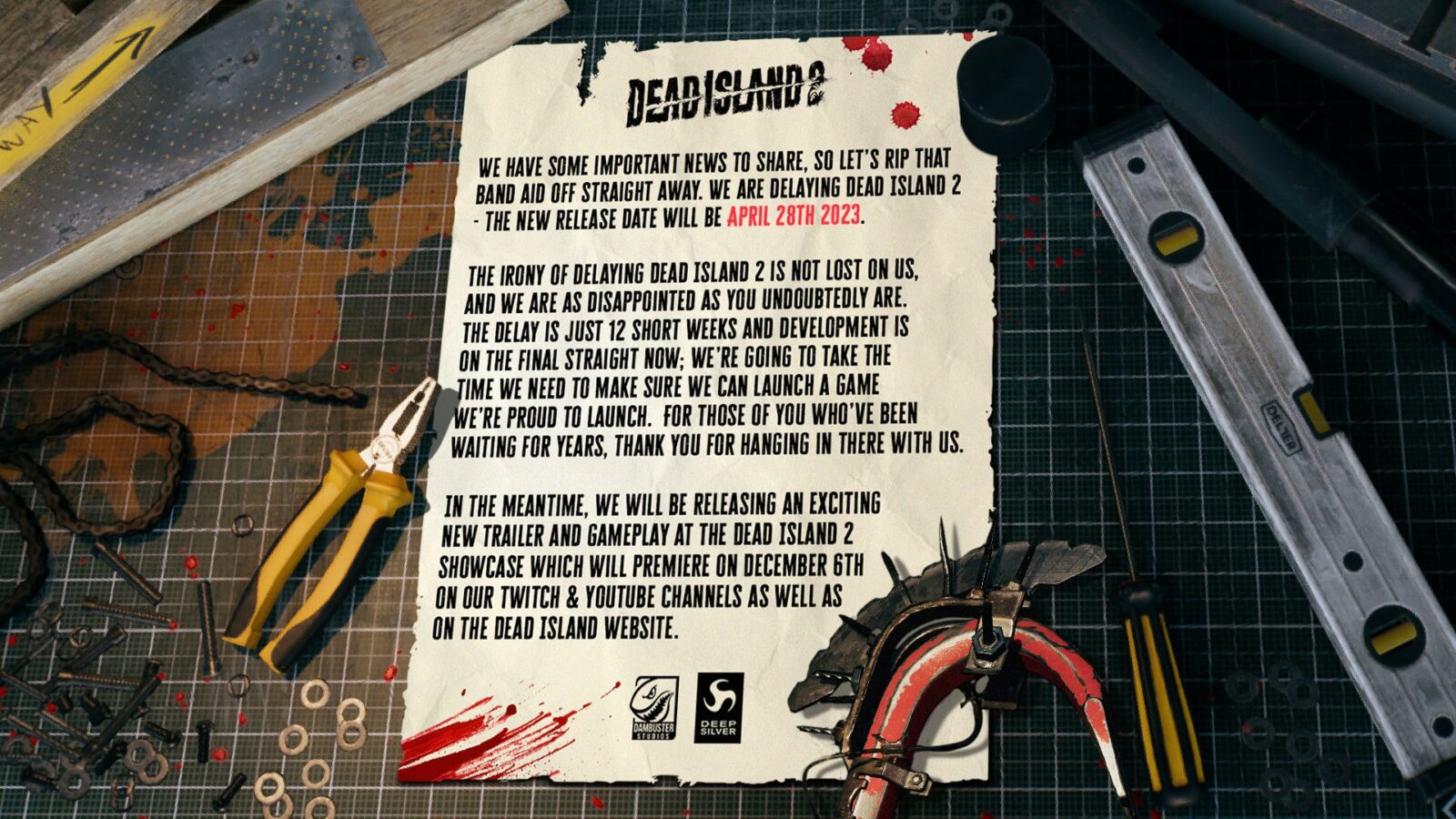 dead island 2 reporté