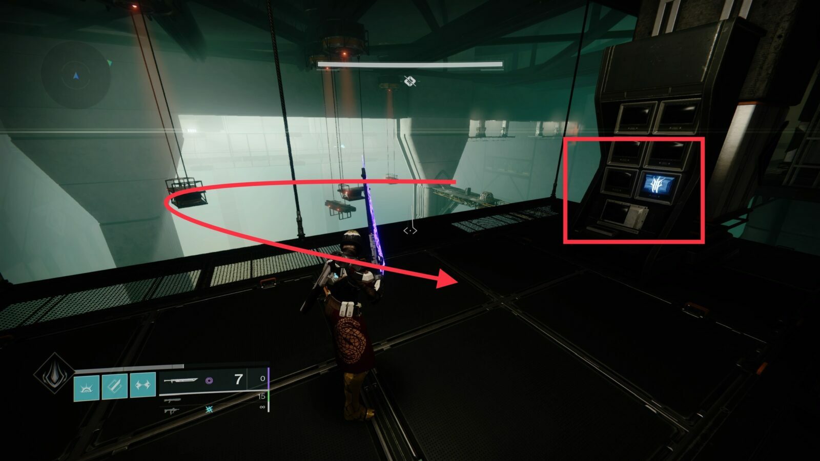 Destiny 2 - Guide : Emplacement des 6 messages diabolique du donjon Flèche de la Vigie