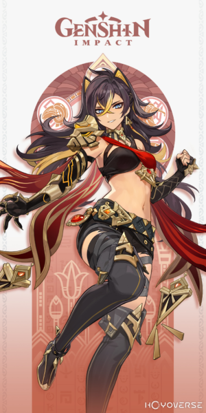 genshin impact dehya vignette