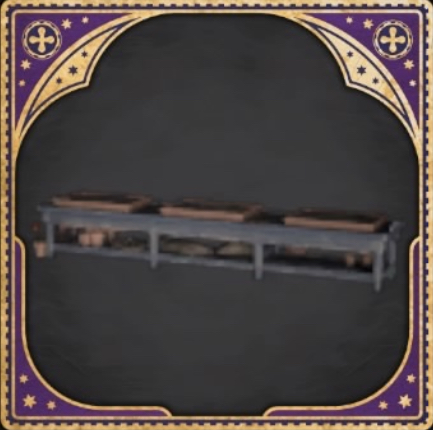 table de rempotage créassort icon Hogwarts legacy