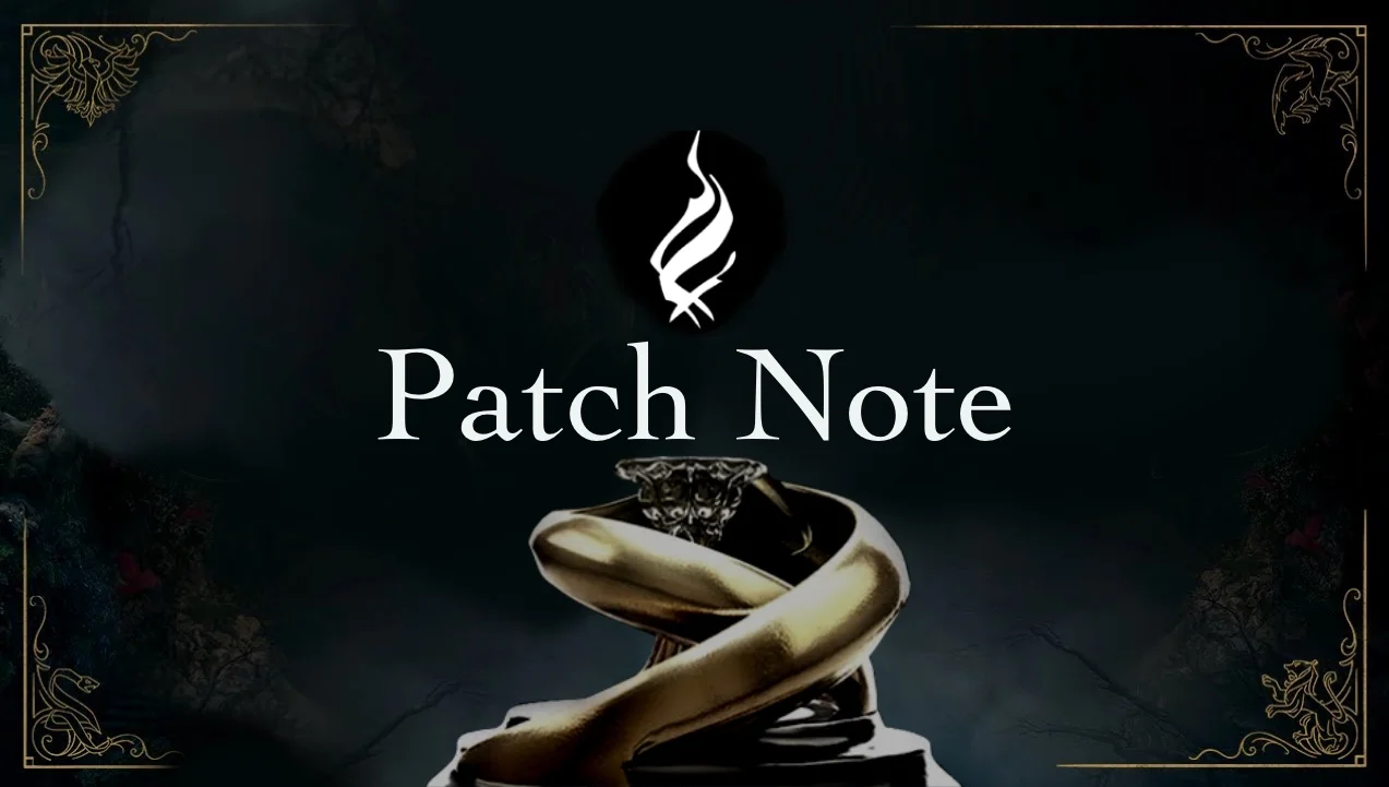 Hogwarts legacy patch note hotfix et maj