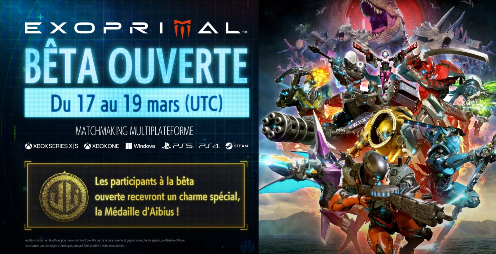 Exoprimal annonce sa date de sortie et une bêta ouverte ! 