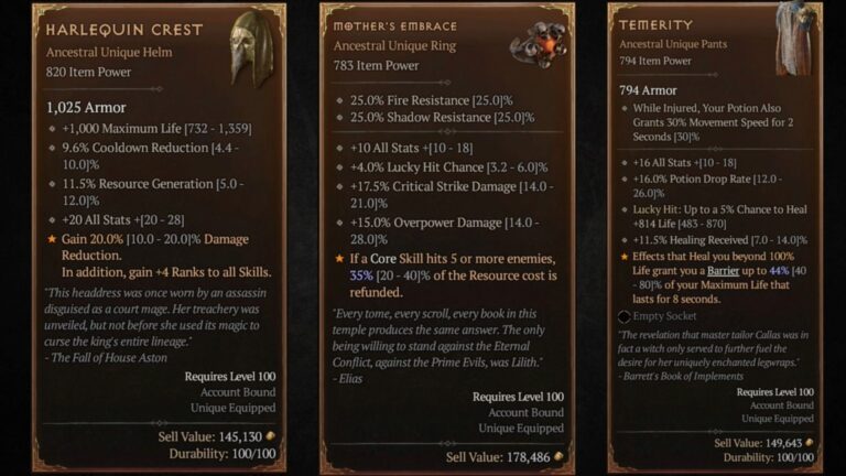 Diablo IV : Blizzard communique sur le endgame, le parangon et l'équilibrage des classes