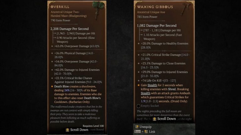 Diablo IV : Blizzard communique sur le endgame, le parangon et l'équilibrage des classes