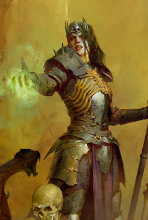 Diablo Iv sorcière portrait