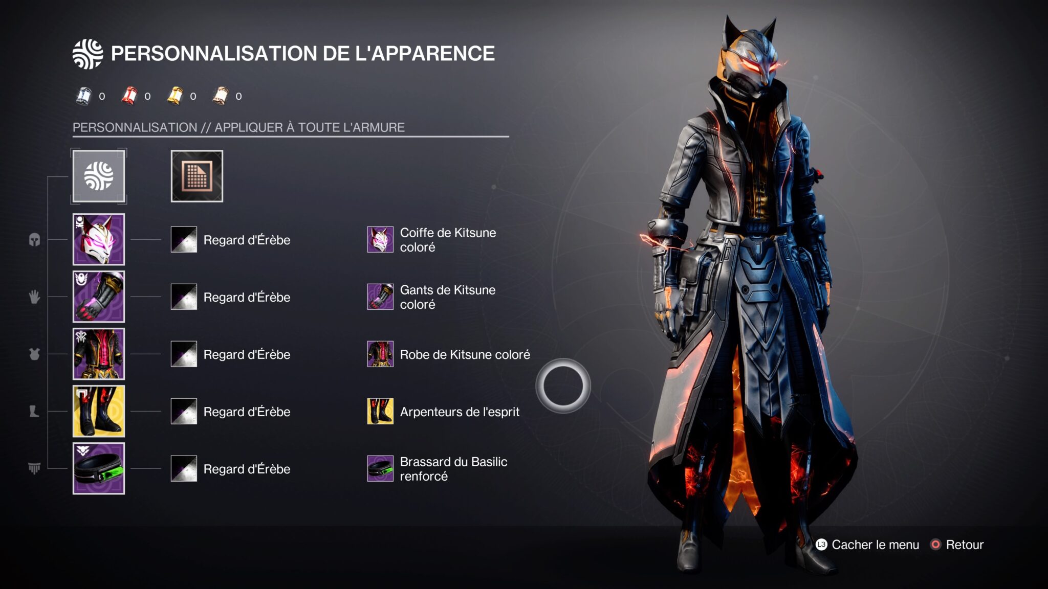 Destiny 2 Build Arcaniste Solaire 3.0 Empreinte du Kitsune Immortel