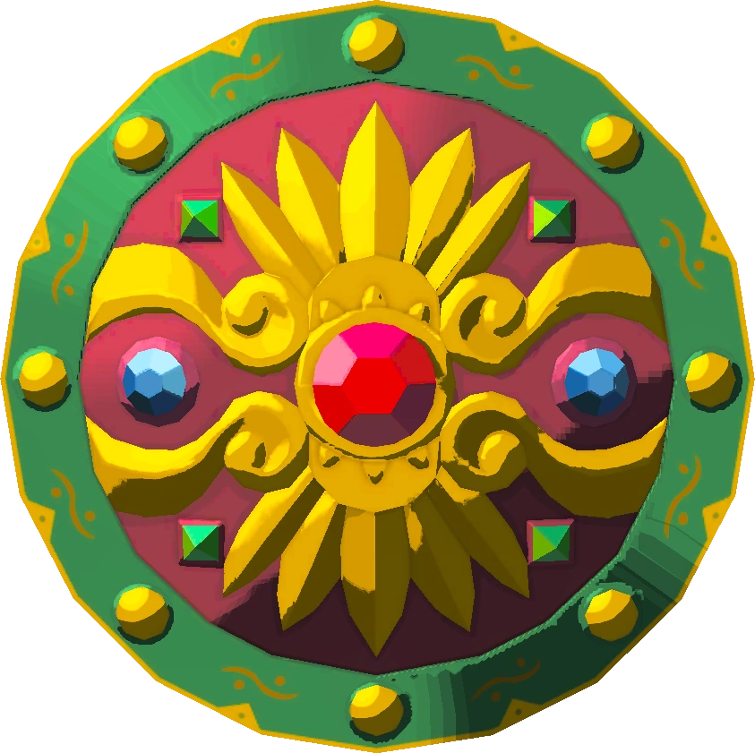 Zelda Tears of the Kingdom - Guide : Toutes les armes légendaires uniques et où les trouver bouclier des sept joyaux