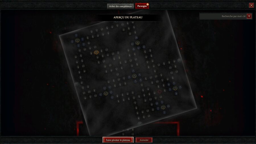 Diablo IV : Guide complet du Parangon (Nœuds, plateaux, glyphes)