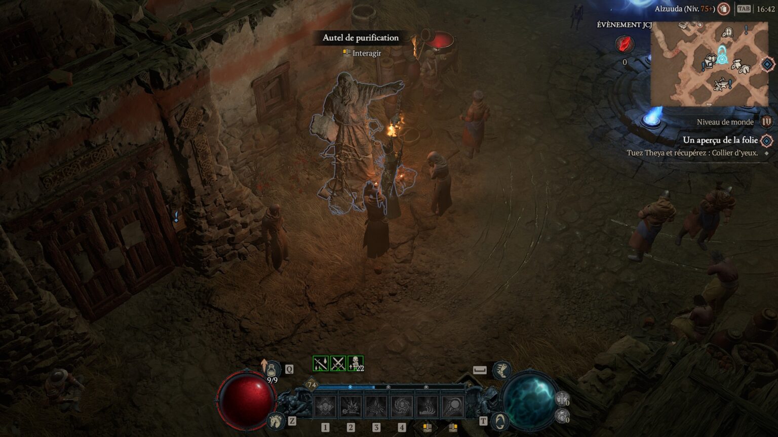 Diablo IV Guide PvP Les Champs de la Haine (graines de la Haine, poussière rouge, marque du