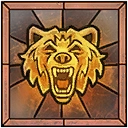 Rage du grizzly icon skill druide diablo IV