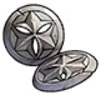 badge de la crinière d'argent icon matériaux honkai star rail