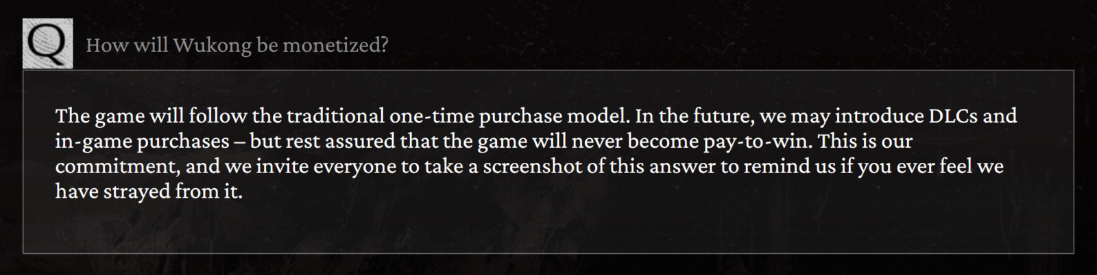 Black Myth Wukong : Nouveau trailer, démo, prix du jeu, monétisation...