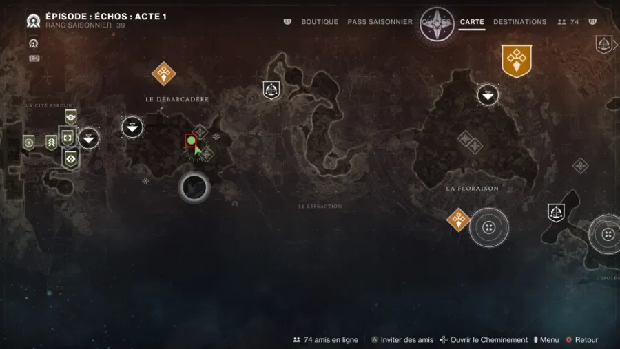 Les emplacements de tous les coffres de région du Cœur pâle dans Destiny 2 : La Forme Finale