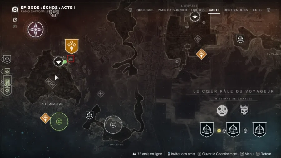 Les emplacements de tous les coffres de région du Cœur pâle dans Destiny 2 : La Forme Finale
