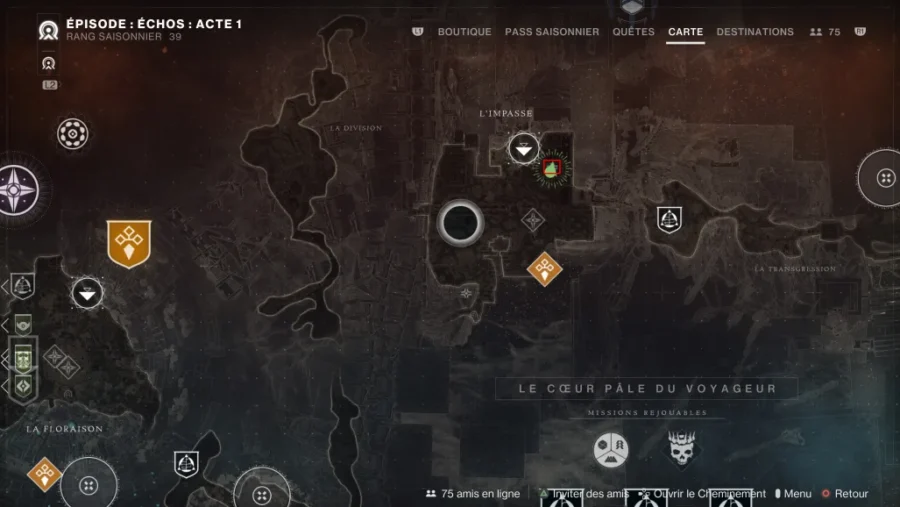 Les emplacements de tous les coffres de région du Cœur pâle dans Destiny 2 : La Forme Finale
