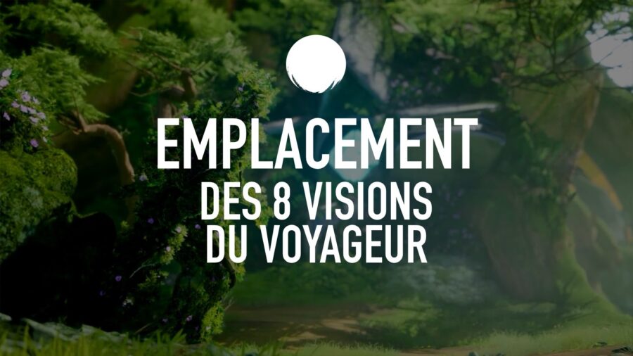 Emplacement des 8 visions du Voyageur dans le Cœur Pâle du DLC La Forme Finale