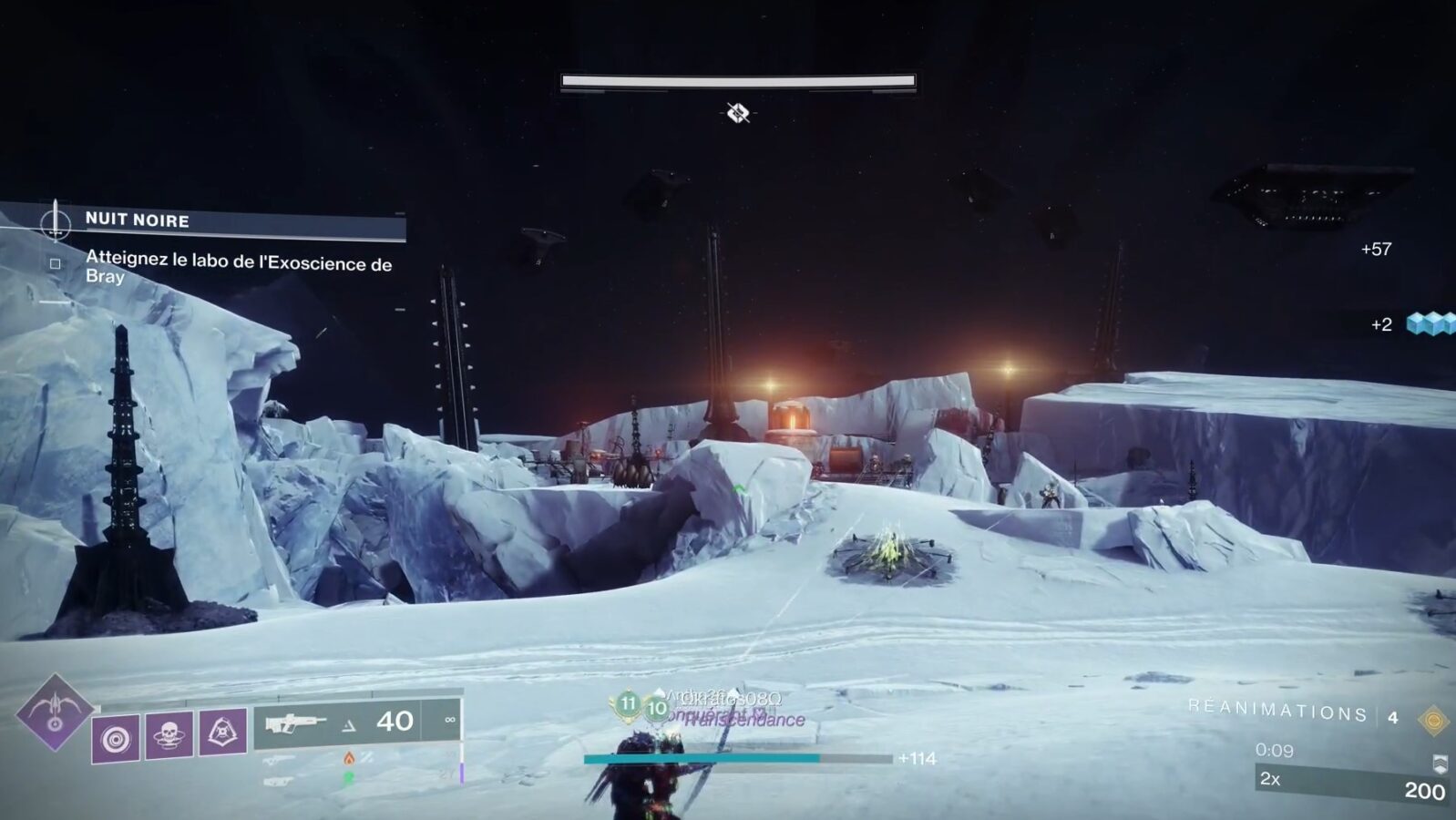 Destiny 2 : Guide de la Nuit Noire Champ de Bataille Braquage : Europe