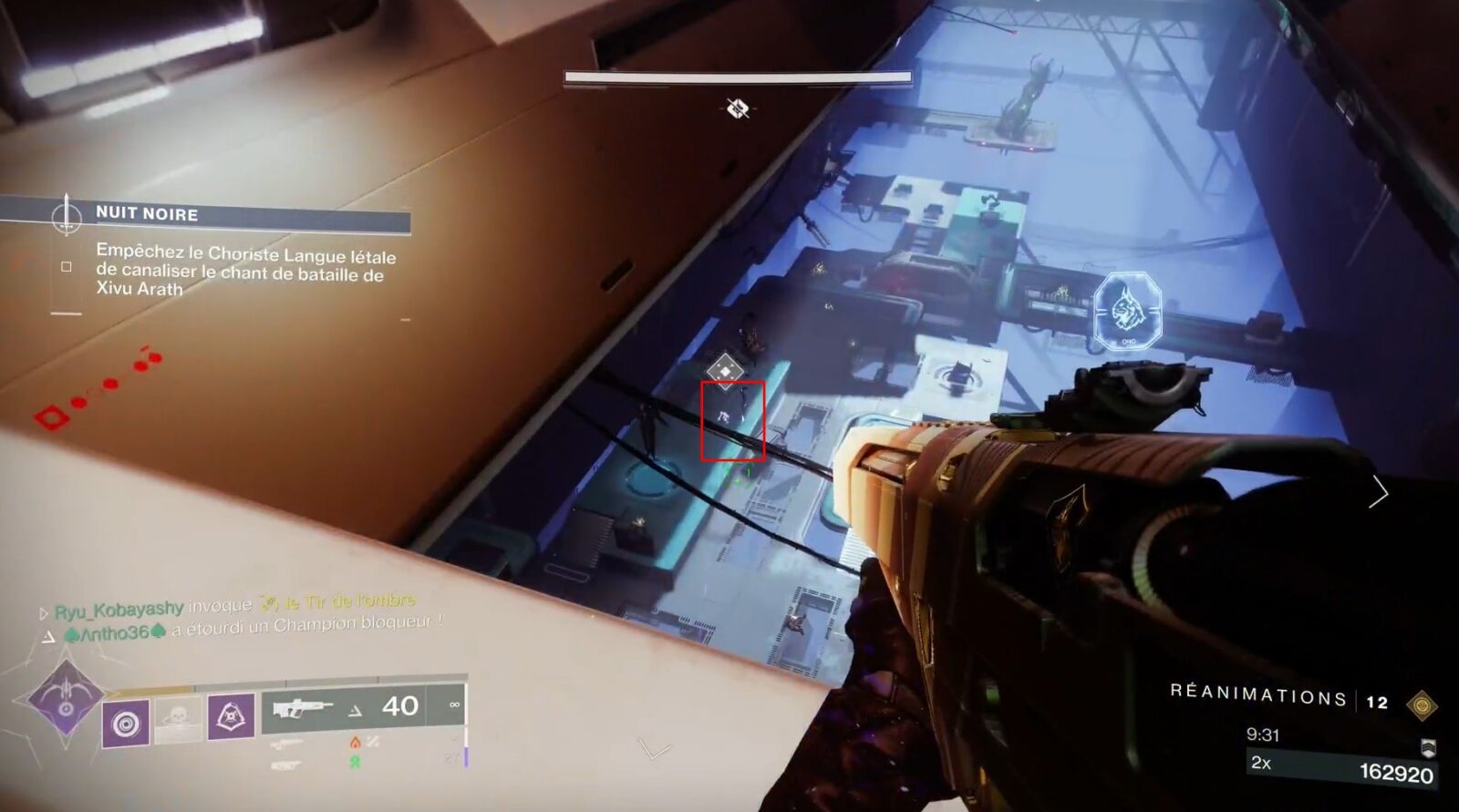 Destiny 2 : Guide de la Nuit Noire Champ de Bataille Braquage : Europe