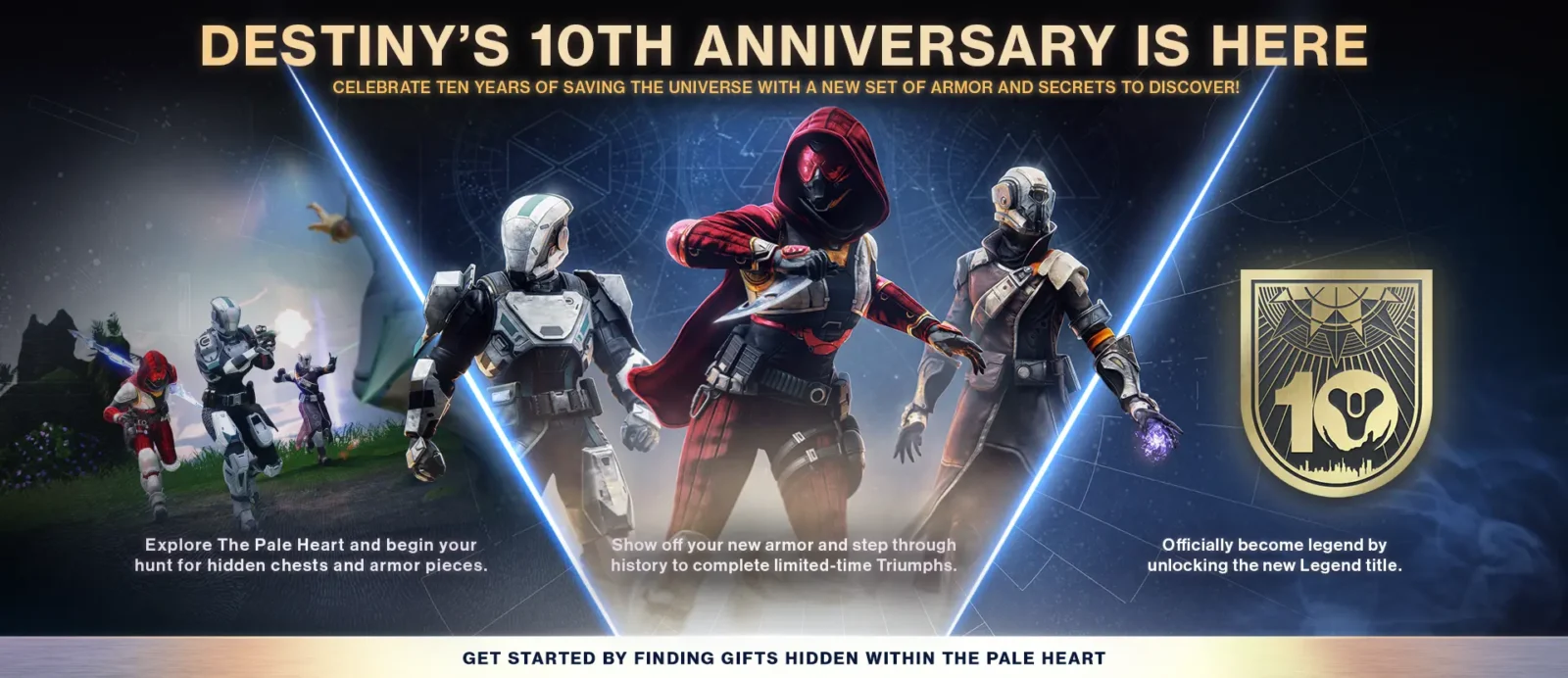 Destiny 2 : Une mise à jour dédiée au dixième anniversaire de la licence est en préparation