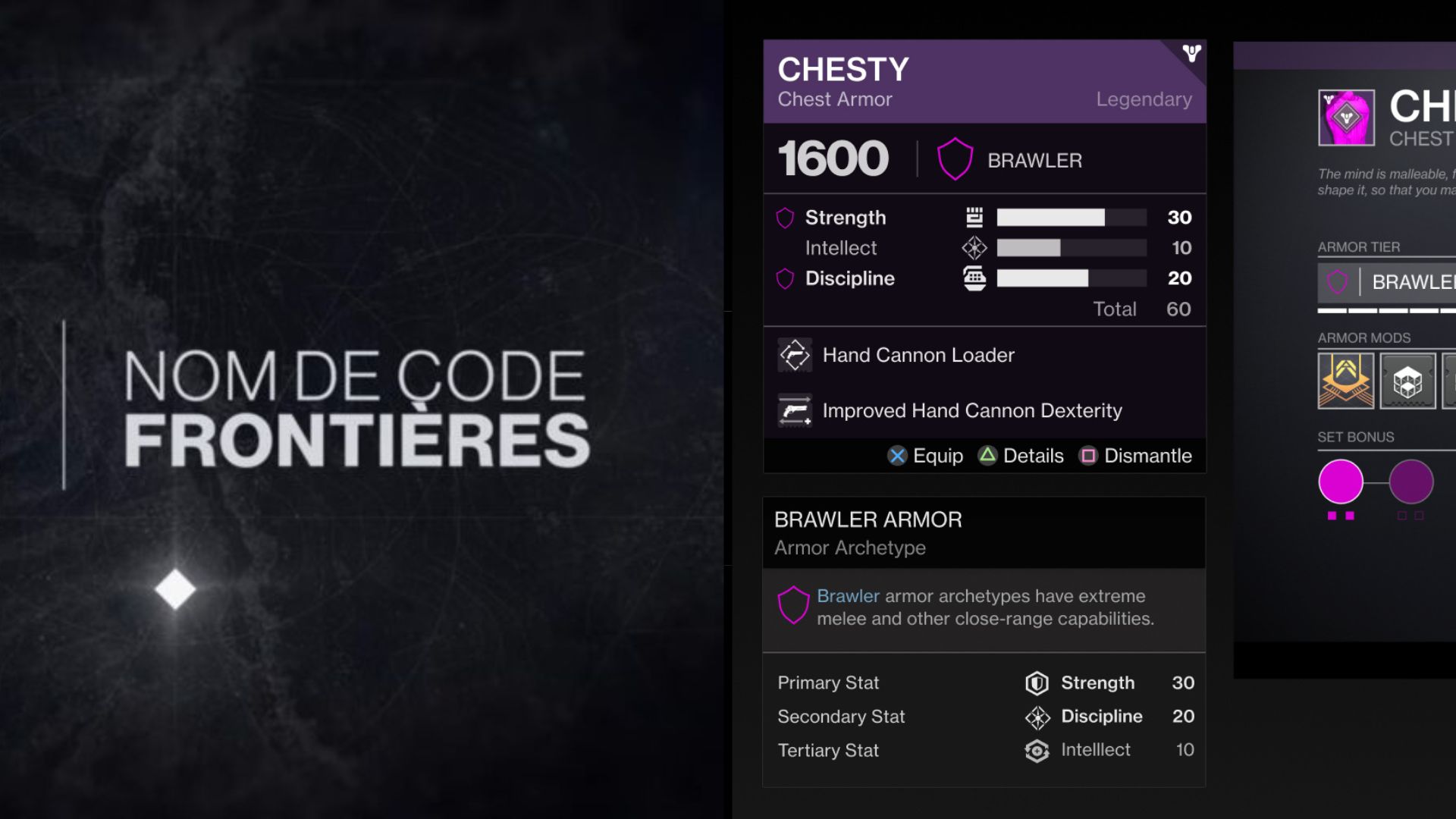 Destiny 2 : Un rework des statistiques d'armure aura lieu dans Frontières