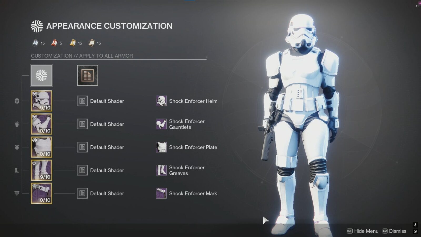 Destiny 2 x Star Wars : découvrez les skins d’une galaxie lointaine, très lointaine