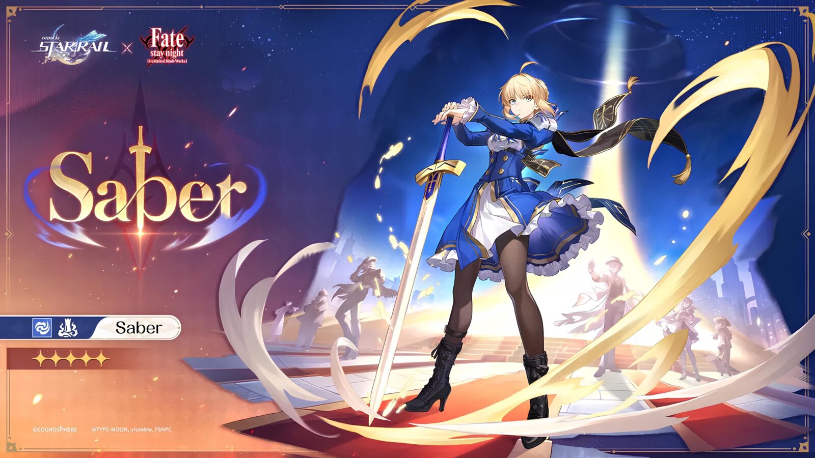 Honkai Star Rail x Fate Stay Night : Saber et Archer arrivent dans la version 3.4