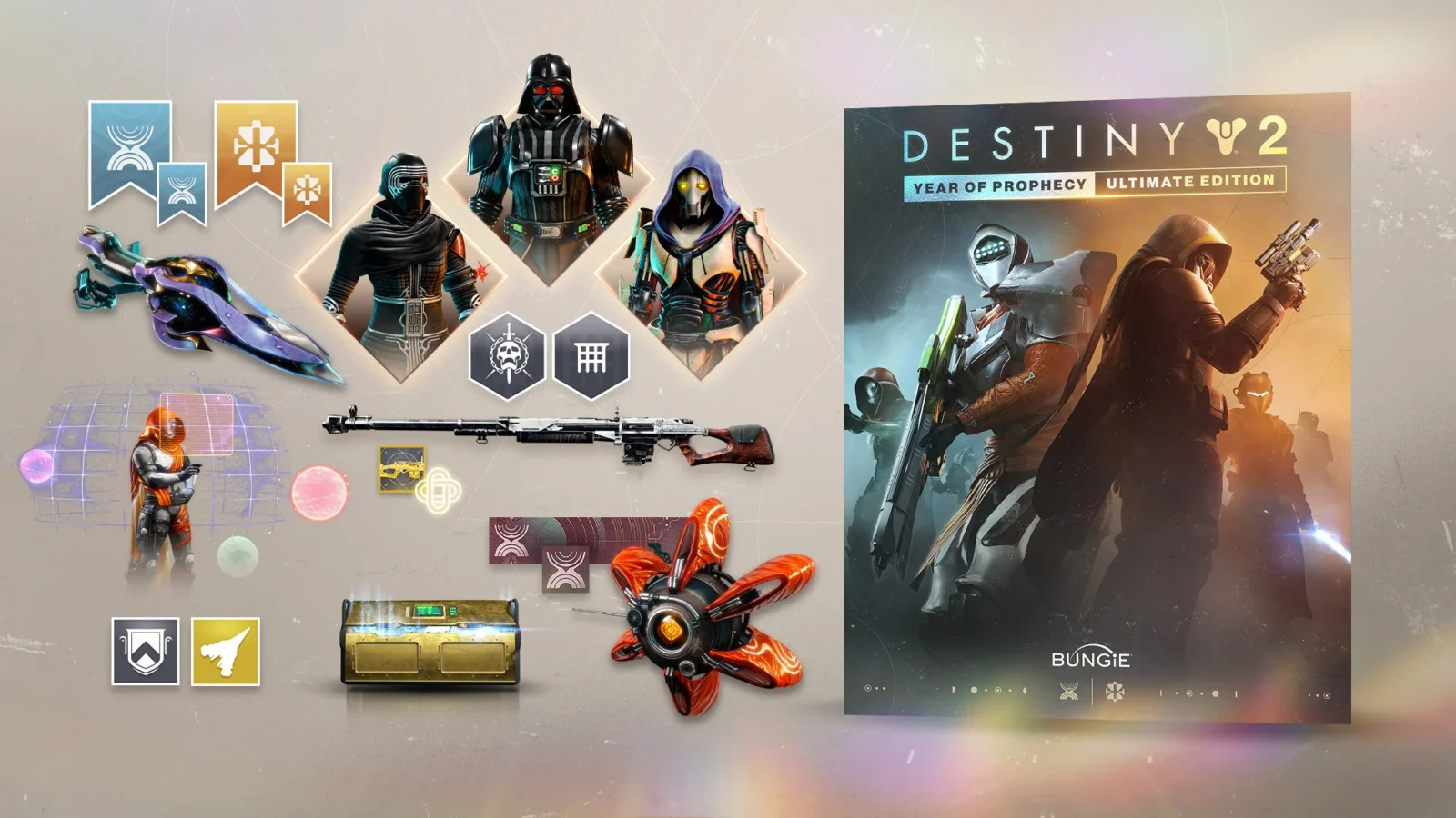 Destiny 2 : Les différentes éditions de l'année de la Prophétie (Standard, Deluxe, Ultimate, Collector...)