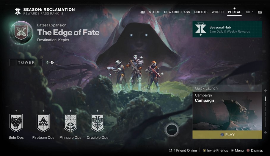 Destiny 2 Frontières : Le Portail complètera la carte céleste