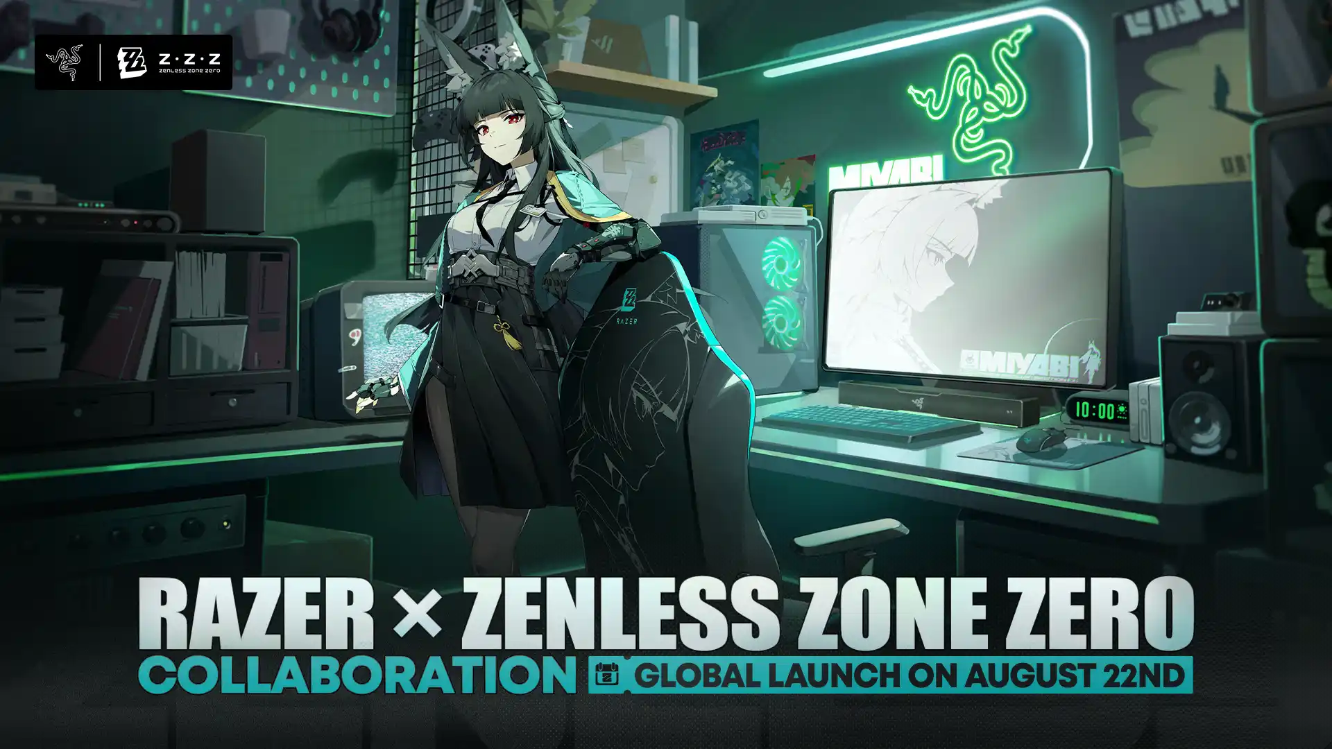 Zenless Zone Zero x Razer : Une collaboration aux couleurs de Miyabi !